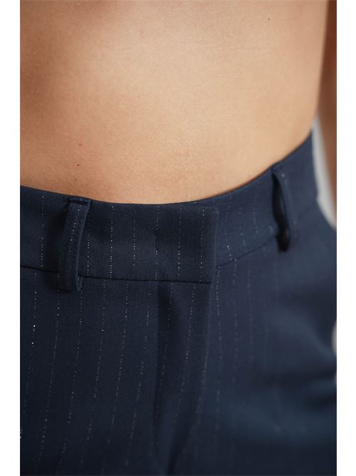 Pantalone gessato federica erre | MYA 518BLU